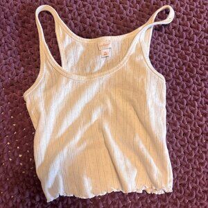 white snug top